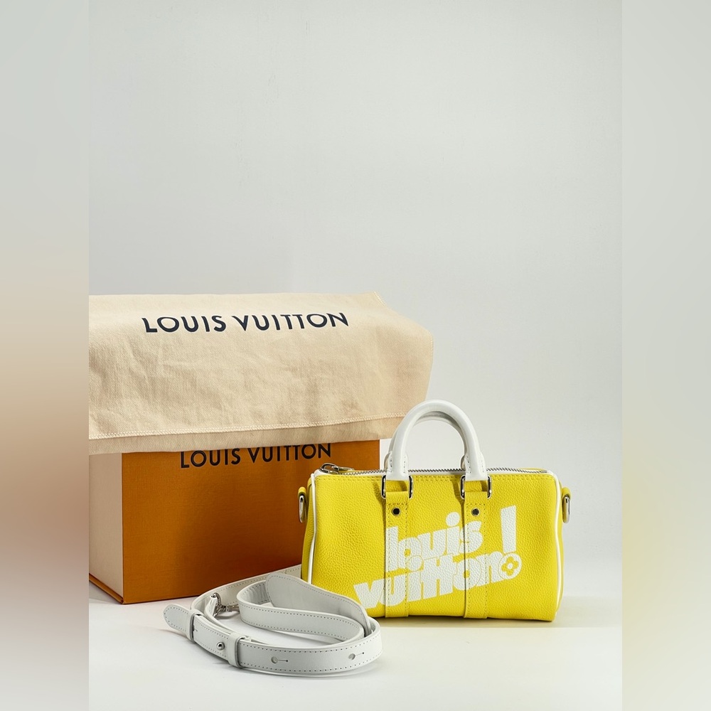 Louis Vuitton Everyday XS Keepall Crossbody Yellow Leather Bag